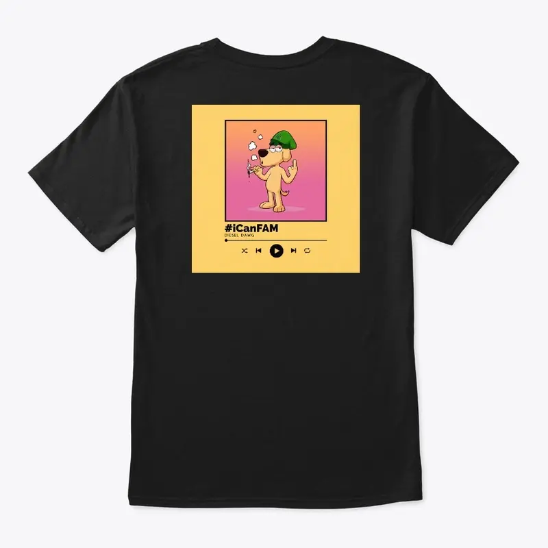 iCanFAM "Playlist" Tee